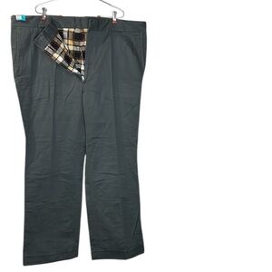 New with Tags Men’s flannel lined‎ pants size 45” waist